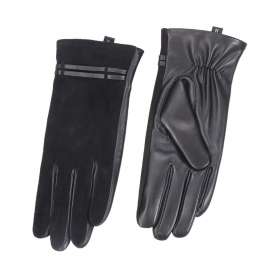 Suede sheepskin gloves, light leather thin lightweight gloves for women, NS132