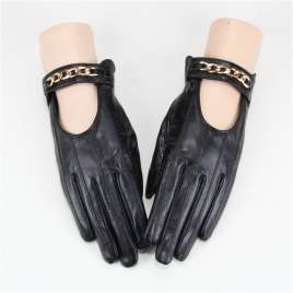 Fashion Gloves Women's Fashion Show Stage Performance Leather Gloves NS139