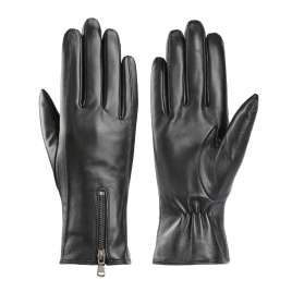 Cold and windproof leather gloves, touch screen gloves for cold weather, NS224