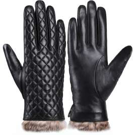 100% wool gloves for driving and cycling, touch screen, sheepskin gloves NS270