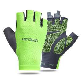 Green bicycle gloves, gift items, customized gloves factory BAN30