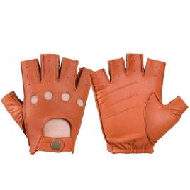 Brown deerskin gloves, anti slip and wear-resistant, Chinese glove factory BANP7