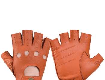 Brown deerskin gloves, anti slip and wear-resistant, Chinese glove factory BANP7